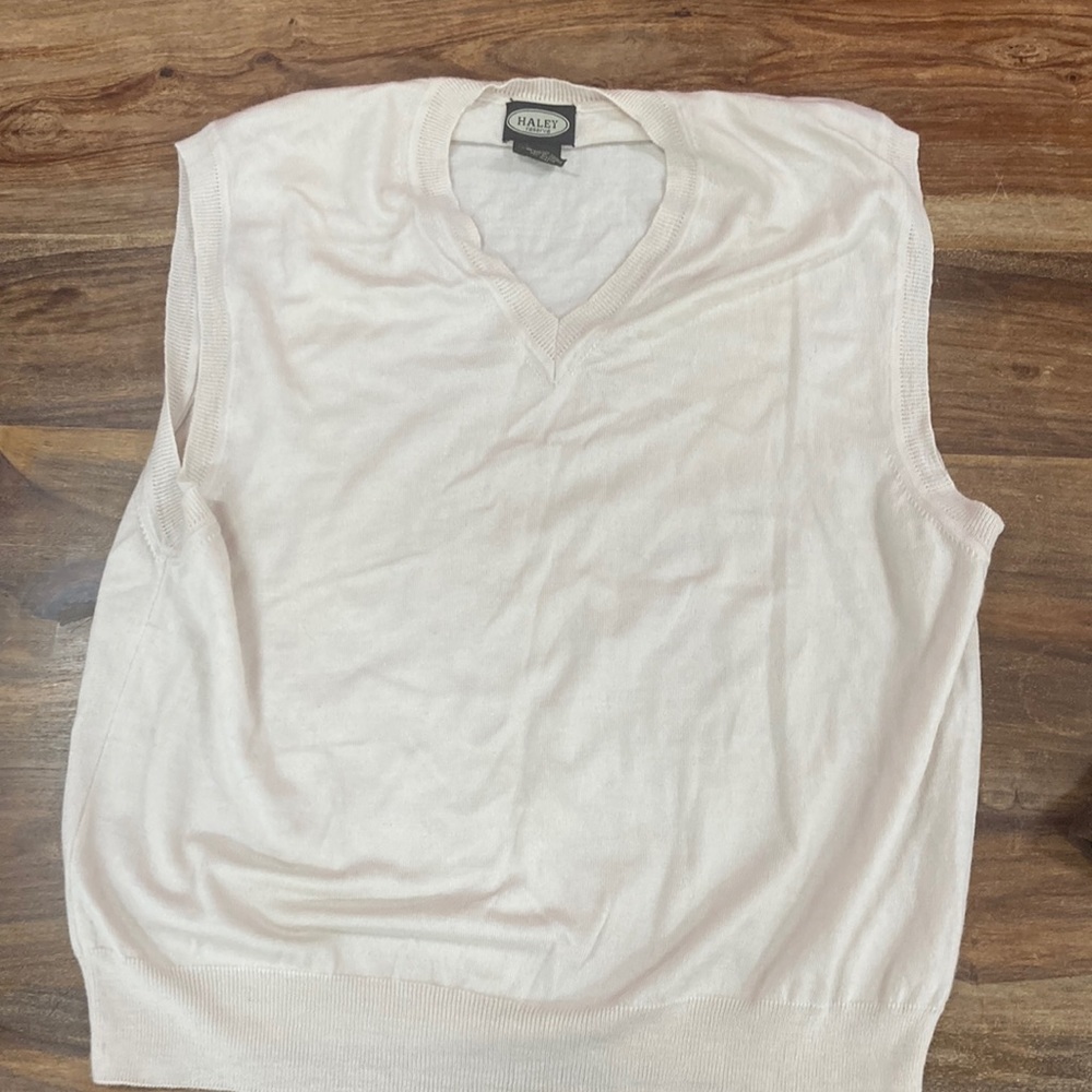 Off white Merino Wool Haley Reserve XL vest